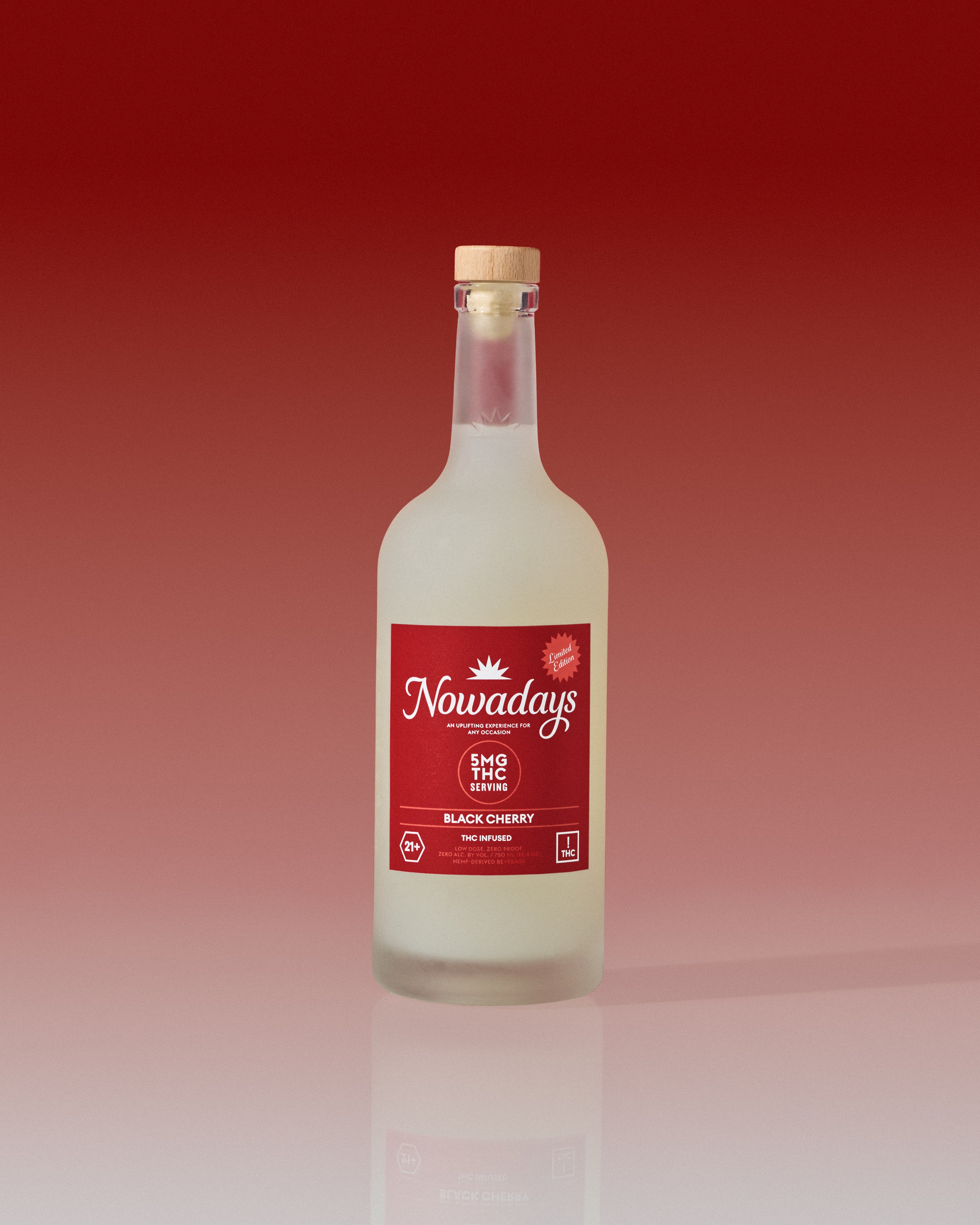 Black Cherry Low Dose: Premium 5mg THC Drink | Limited